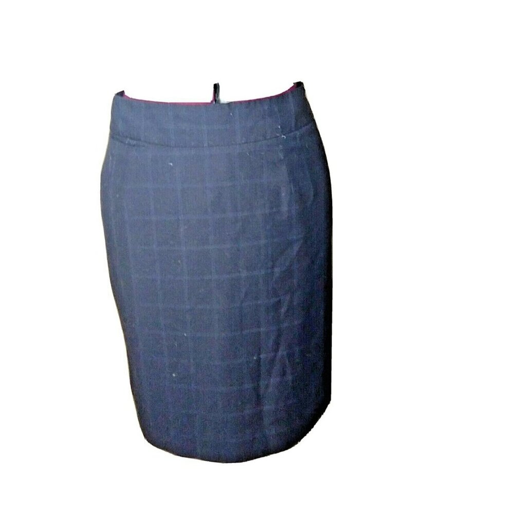 Banana Republic Women’s Pencil Skirt Size 4 Windowpane Plaid Straight Lined